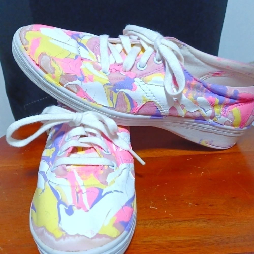 GRASSHOPPER by KEDS WOMENS SIZE 7.5 PAINTERS SHOES